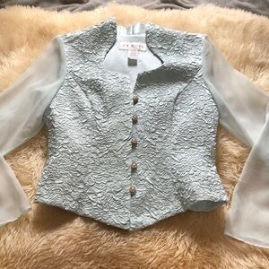 Mint green blouse size 10